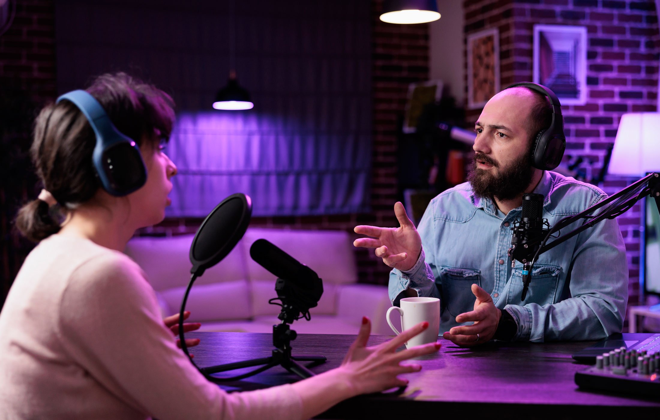 Podcast production and editing
